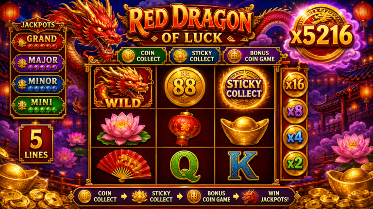 Red Dragon Of Luck Online Video Slot