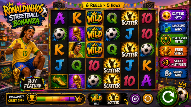 Ronaldinhos Streetball Bonanza Online Video Slot