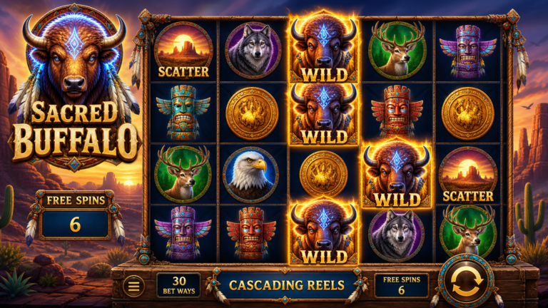 Sacred Buffalo Online Video Slot
