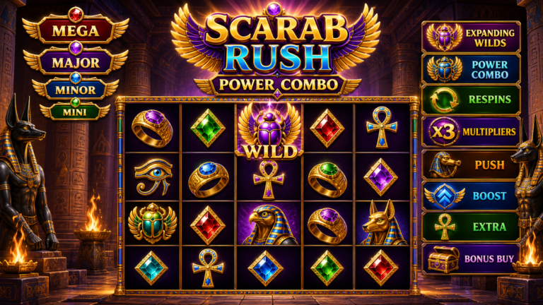 Scarab Rush Power Combo Online Video Slot