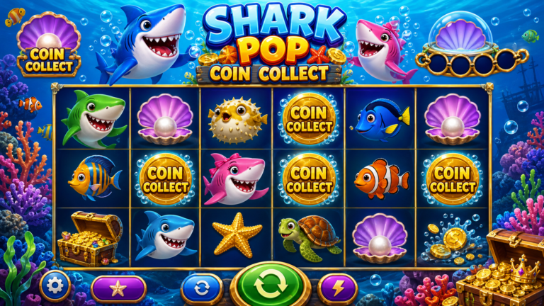 Shark Pop Coin Collect Online Video Slot