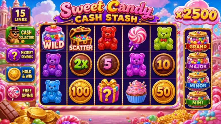 Sweet Candy Cash Stash Online Video Slot