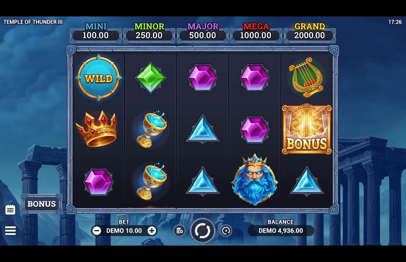 Temple of Thunder 3 Online Video Slot