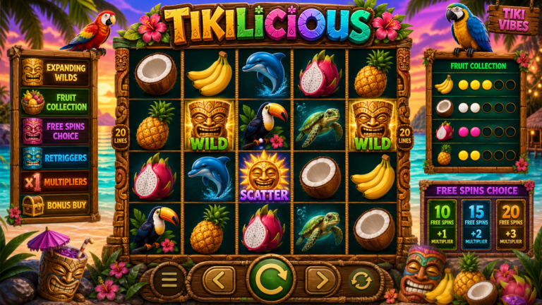 Tikilicious Online Video Slot