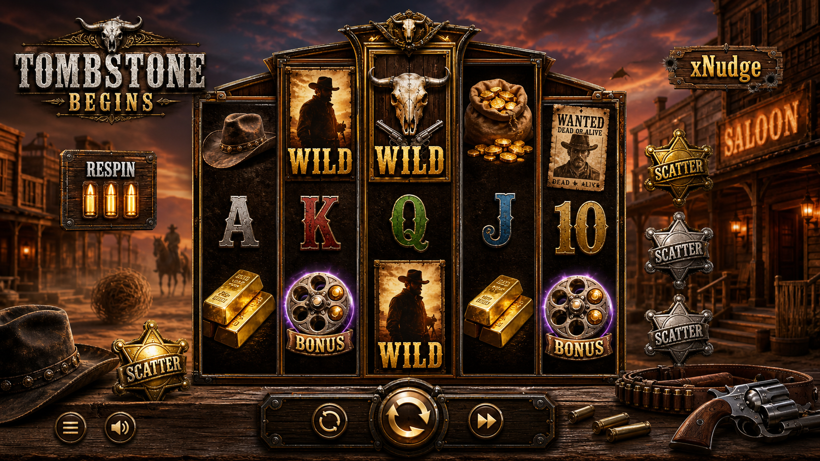 Tombstone Begins Online Video Slot