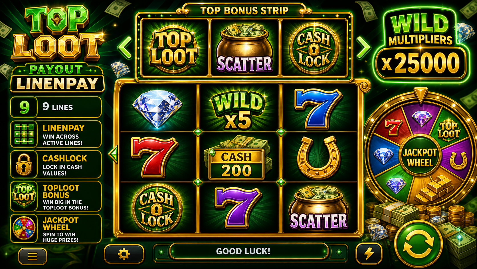 TopLoot Payout LineNPay Online Video Slot