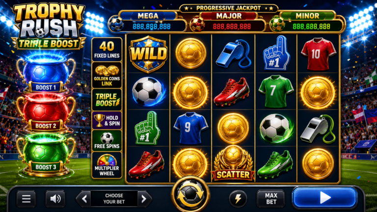 Trophy Rush Triple Boost Online Video Slot
