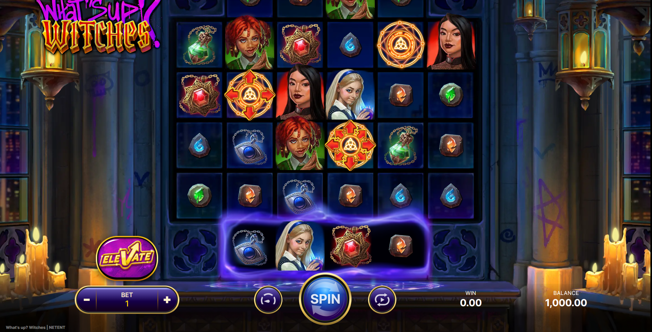 What's Up? Witches Online Video Slot