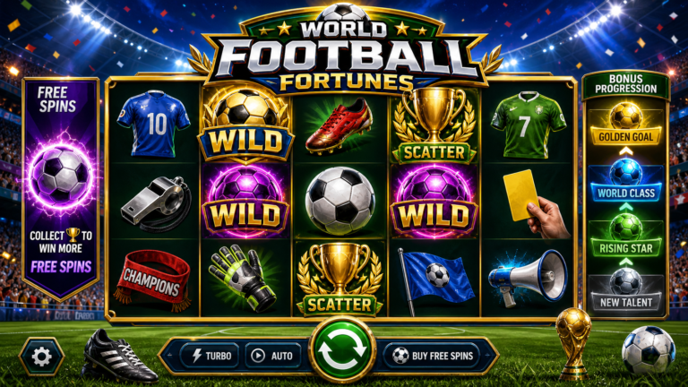 World Football Fortunes slot screenshot