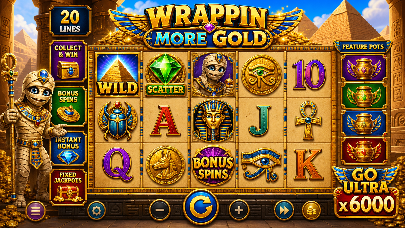 Wrappin More Gold Online Video Slot