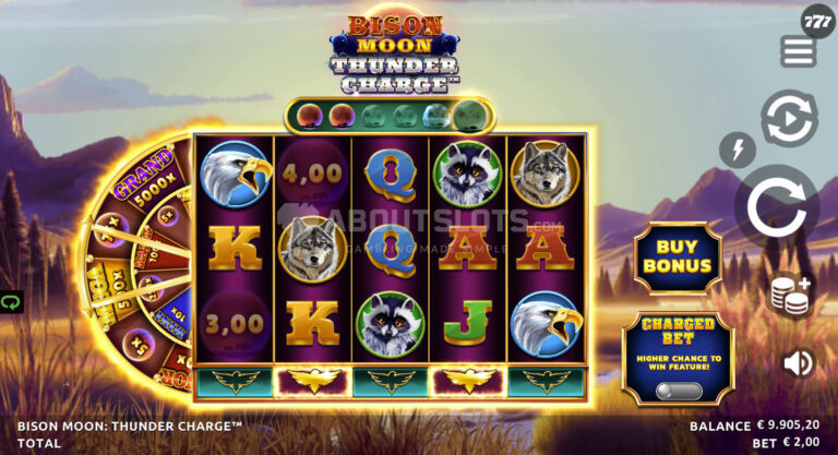 Thunder slot screenshot