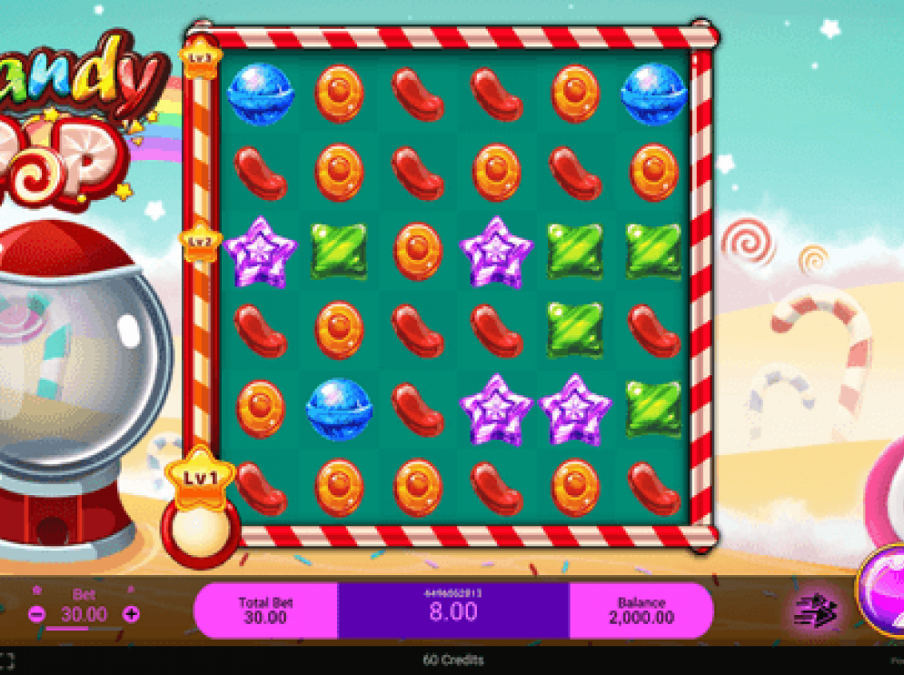 Candy Pop slot gameplay screenshot