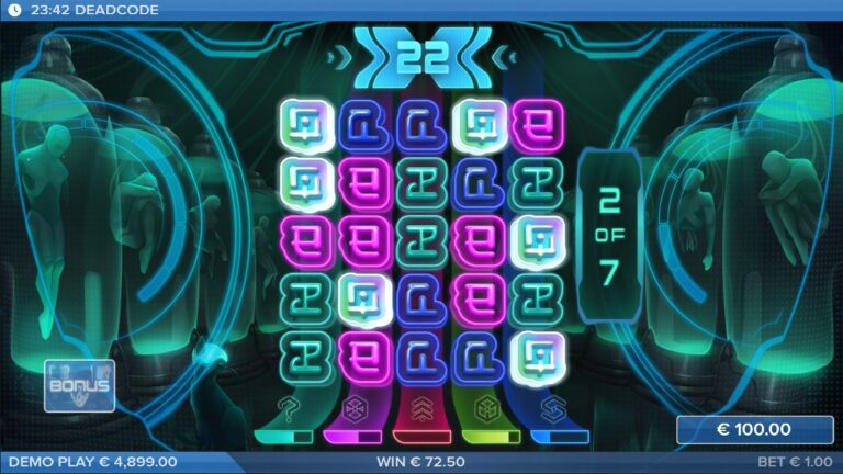 Deadcode slot screenshot