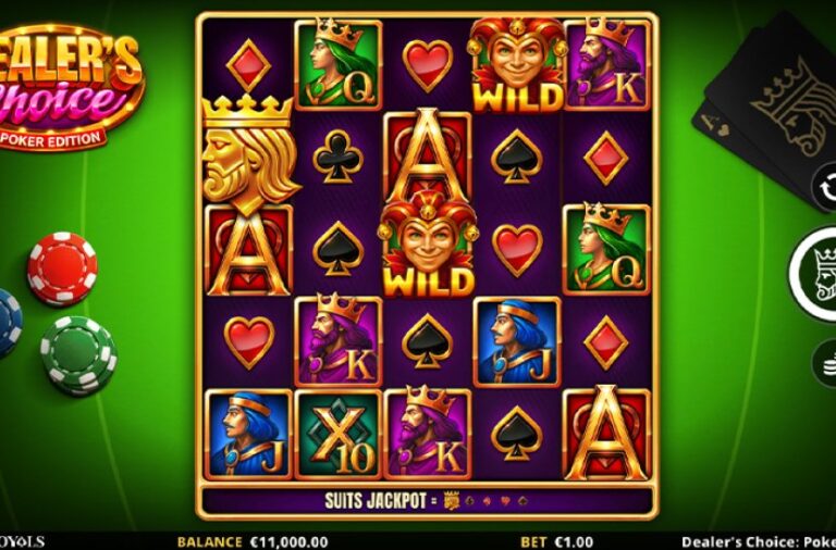 Dealers Choice Poker Edition slot screenshot