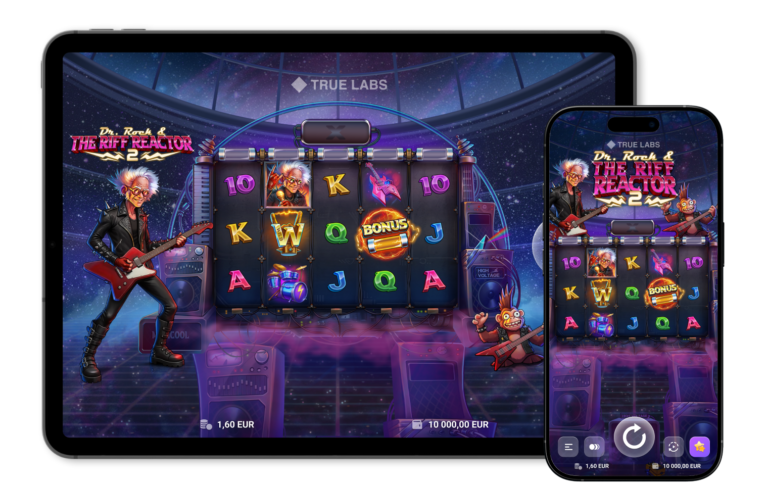 Dr. Rock And The Riff Reactor 2 slot gameplay screenshot