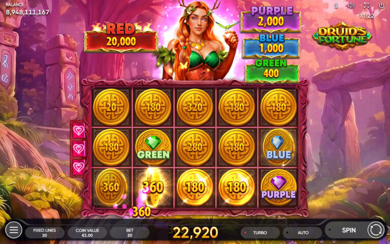 Druids Fortune slot screenshot