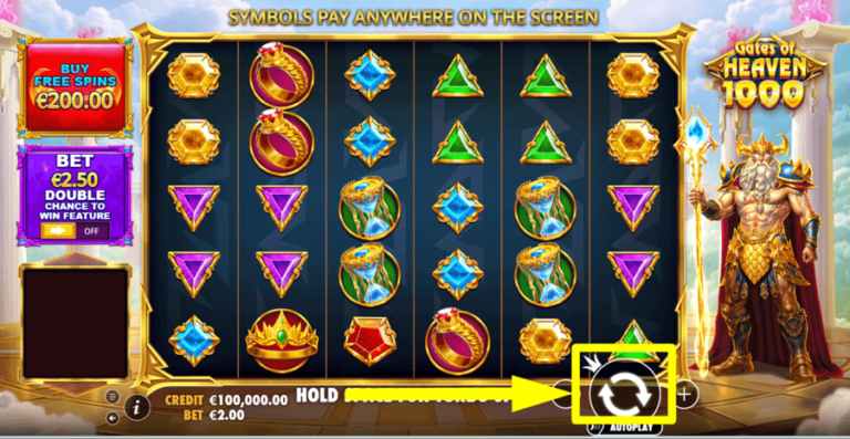 Gates Of Heaven 1000 slot gameplay screenshot
