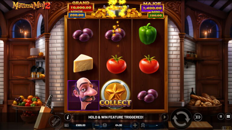Mamma Mia 2 slot gameplay screenshot