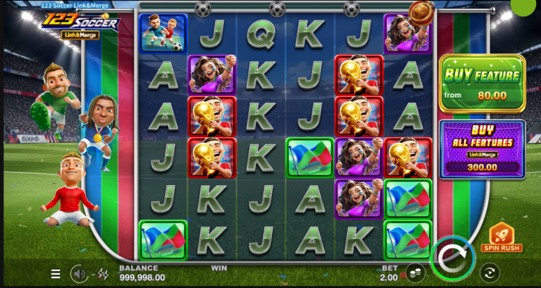 123 Soccer Link & Merge Online Video Slot