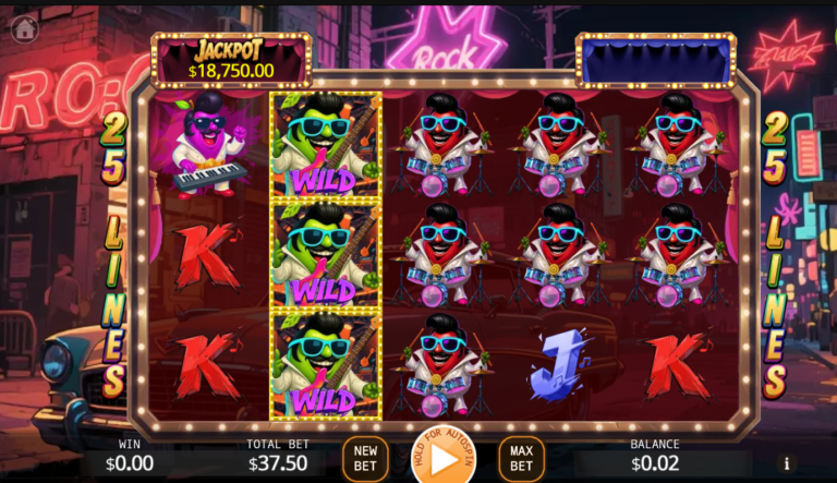1960 Elvis Guava Online Video Slot gameplay screenshot