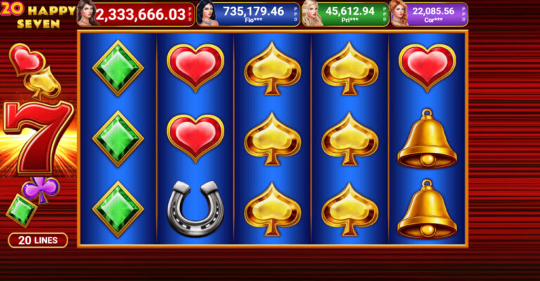 20 Happy Seven Pateplay slot gameplay screenshot