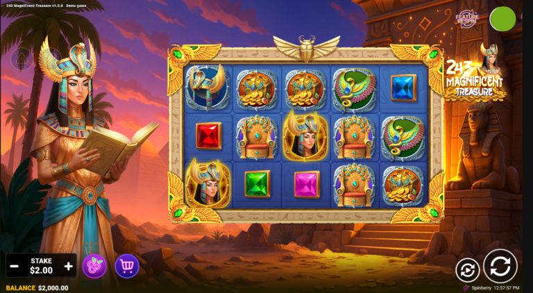 243 Magnificent Treasure Online Video Slot