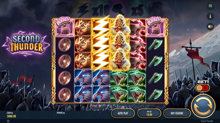 Second Thunder Online Video Slot