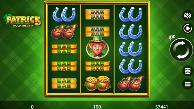 3x5 Patrick: Hold the Spin Online Video Slot gameplay screenshot