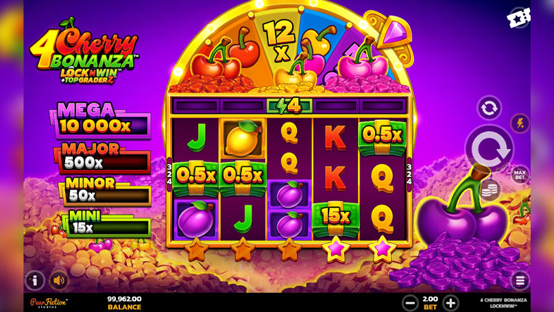 4 Cherry Bonanza Online Video Slot