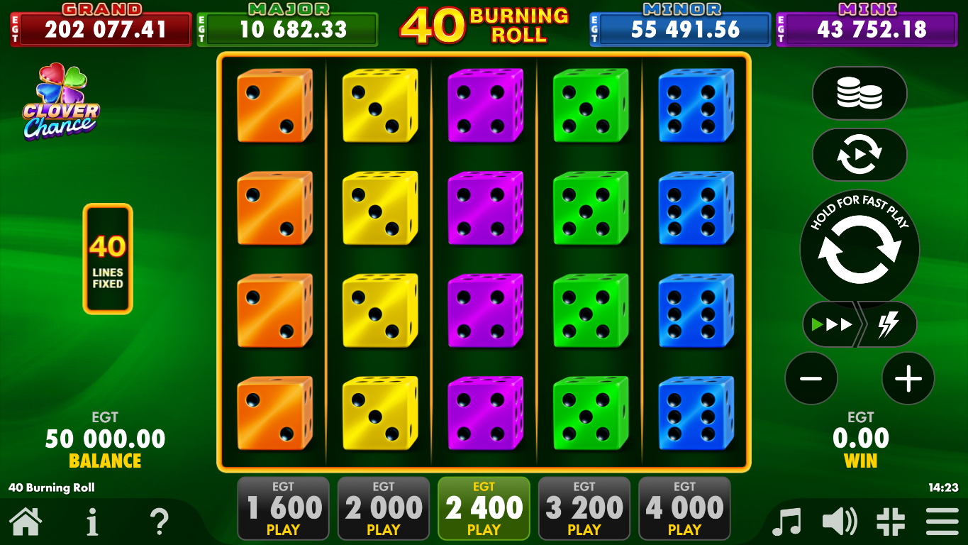 40 Burning Roll Online Video Slot