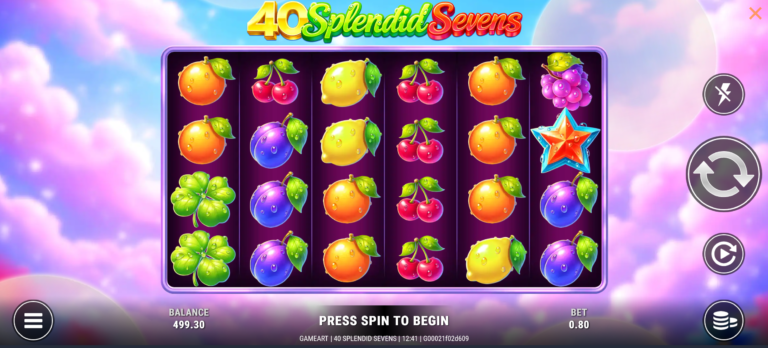 40 Splendid Sevens Online Video Slot screenshot