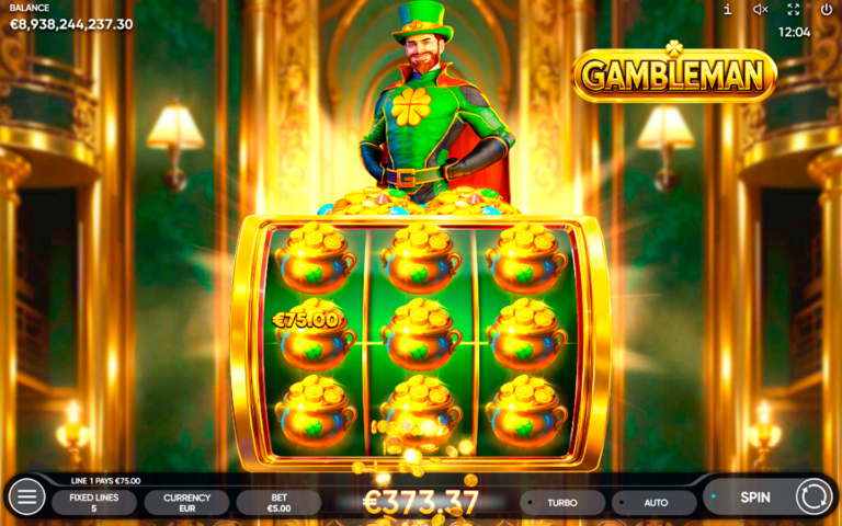 Gambleman Online Video Slot