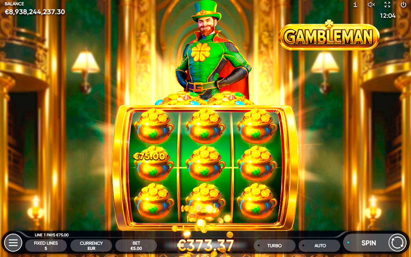 Gambleman Online Video Slot
