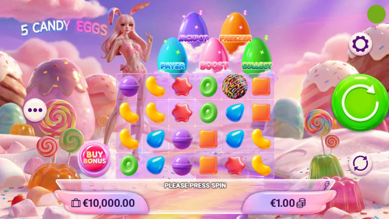 5 Candy Eggs Amigo Gaming slot gameplay screenshot