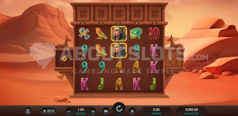 5 Tombs of Fortune slot gameplay screenshot