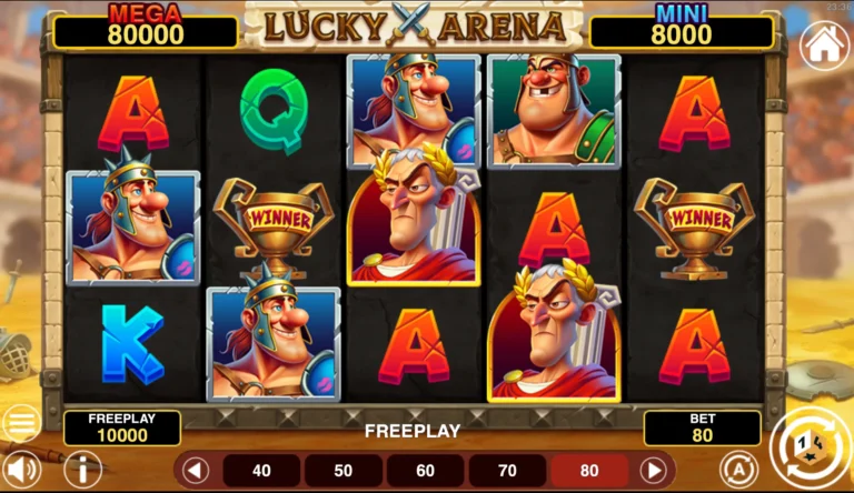 Lucky Arena Hold & Win Online Video Slot gameplay screenshot