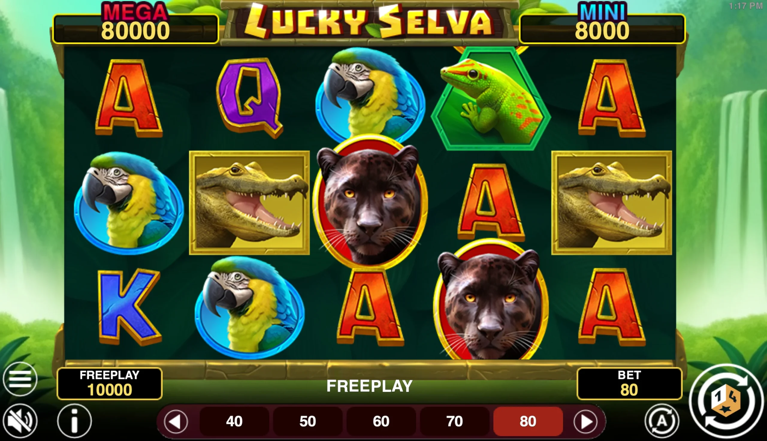 Lucky Selva Hold & Win Online Video Slot gameplay screenshot