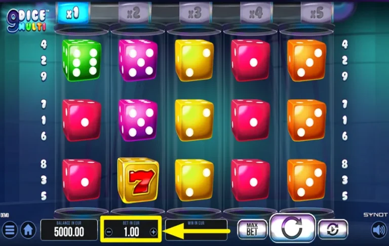 9 Dice Multi slot gameplay screenshot
