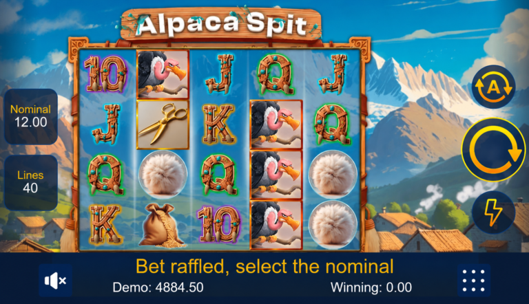 Alpaca Spit Online Video Slot screenshot