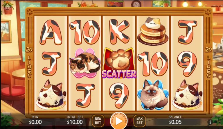 Cafe Meow Online Video Slot screenshot