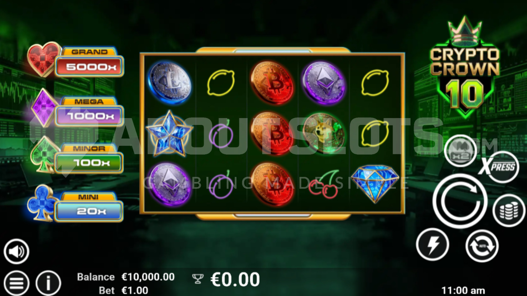 Crypto Crown 10 Online Video Slot
