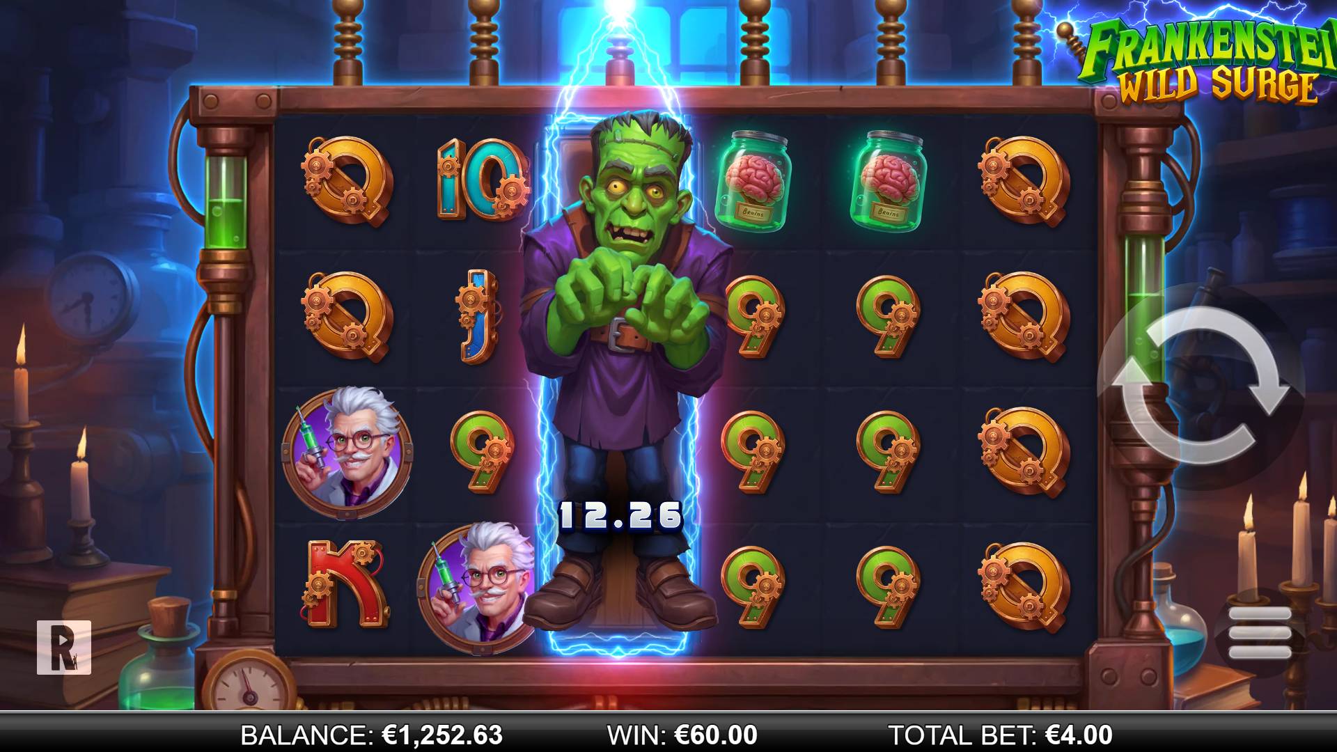 Frankenstein Wild Surge Online Video Slot