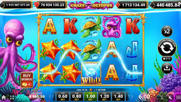 Crazy Octopus Online Video Slot