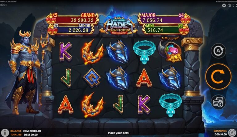 Hades Realm of Fortune Online Video Slot