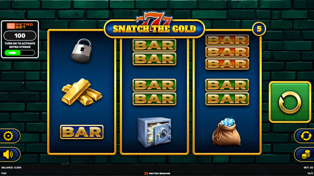 777 Snatch The Gold Online Video Slot