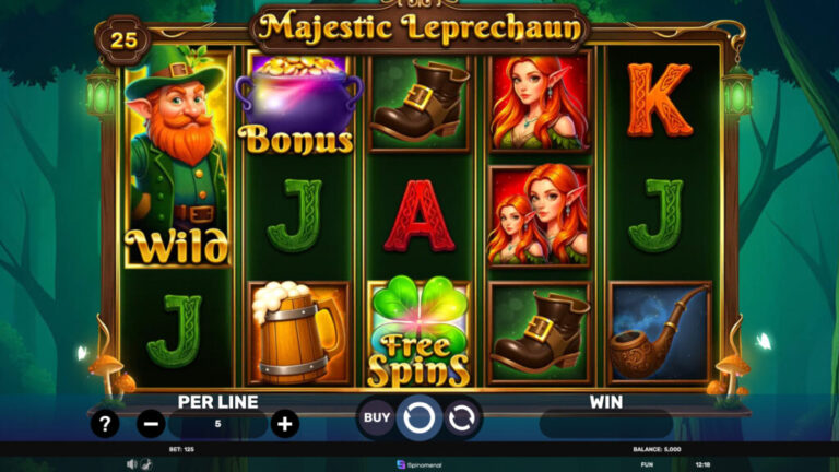 Majestic Leprechaun Online Video Slot