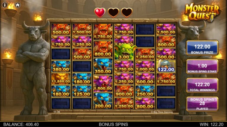 Monster Quest slot screenshot