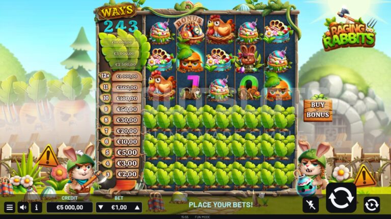 Raging Rabbits Online Video Slot