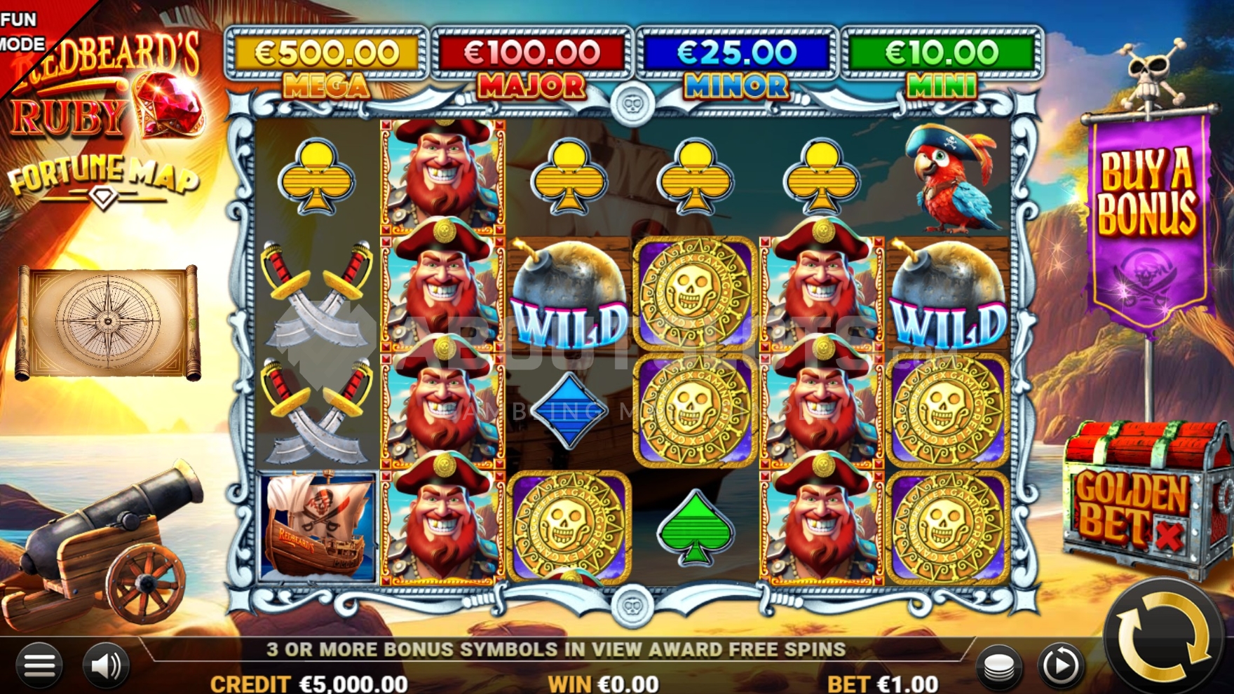 Redbeard's Ruby - Fortune Map Online Video Slot