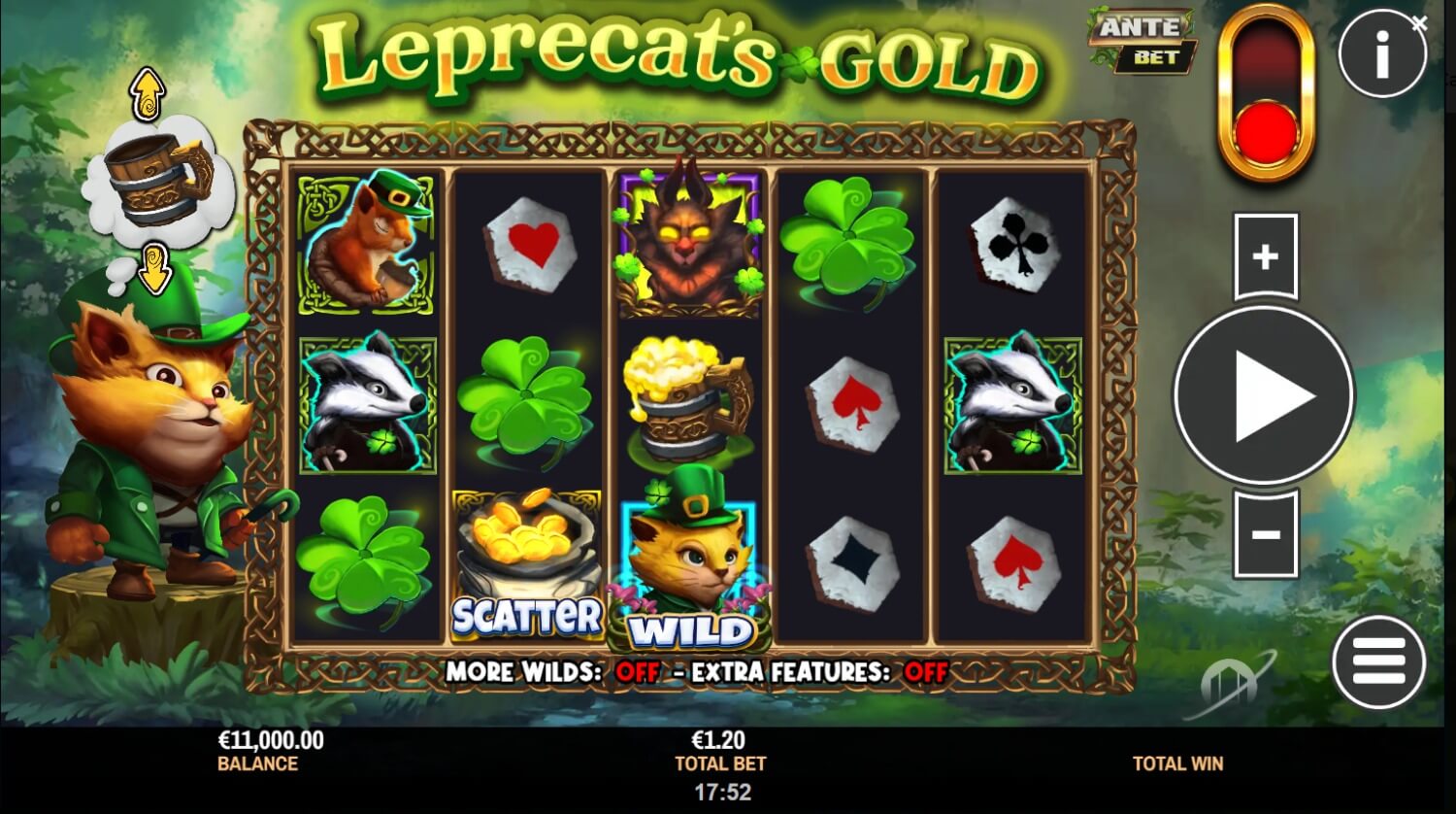 Leprecat's Gold Online Video Slot